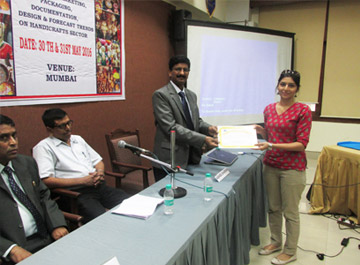 Entrepreneurship Development session Certificate Distribution 