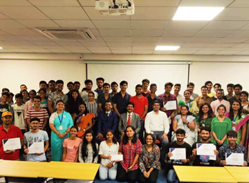 As Chief Guest with winner & Faculty members