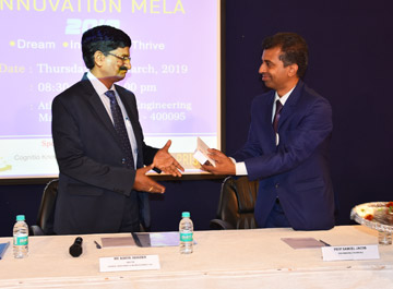 Felicitation by Vice Principal Prof. Samuel Jacob