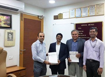 Token of Appreciation by Principal Shah & Anchor Engg. College